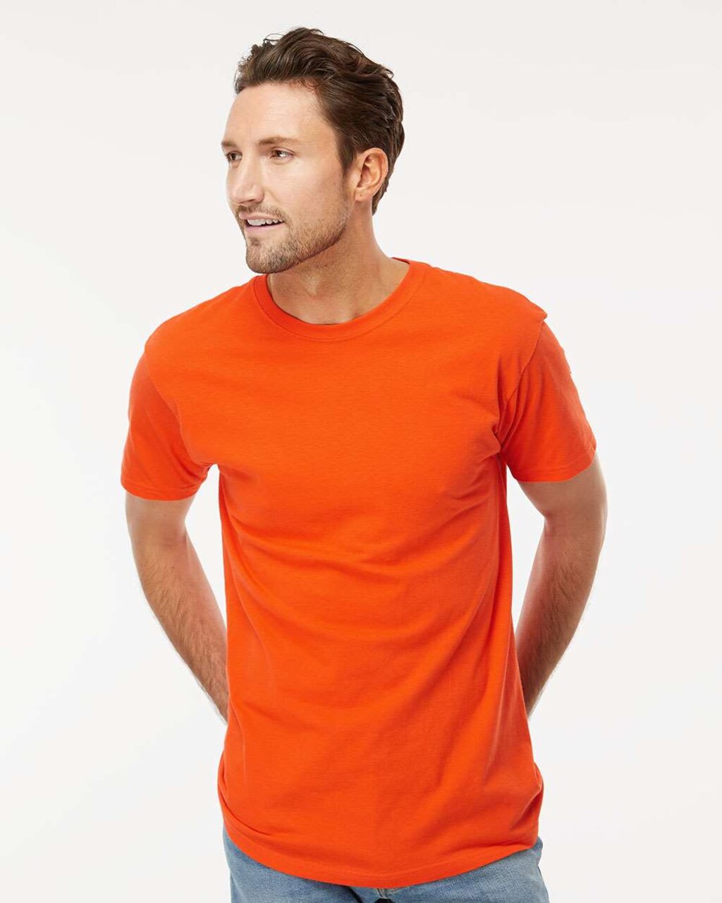M&O Gold Soft Touch Short Sleeve Crewneck T-Shirt For Everyday Wear